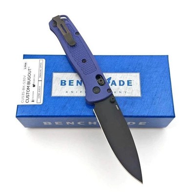   Benchmade Bugout 535 Folding Knife CPM-S30V Steel Blue Handle | New in Box  
