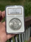 1881-O Morgan Silver Dollar Coin MS62 NGC