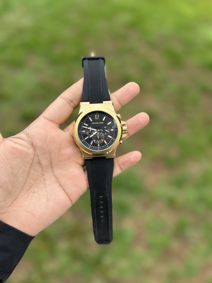Michael Kors Men's Dylan Chronograph Black Dial Watch | eBay