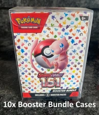 10x Pokémon Booster Bundle Protector - 0.6mm Thick - Perfect Fit Protective Case