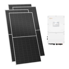 Kit fotovoltaico trifase 31000W inverter Solis 30kW predisposto per accumulo