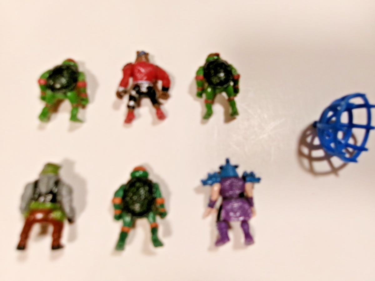 マイクロミュータンツ　ミニタートルズ Vintage Teenage Mutant Ninja Turtles Micro Mutants Mini Playmates