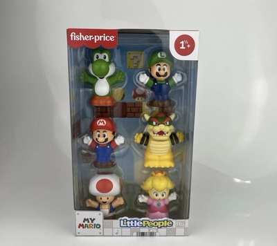 #ad Fisher Price Little People Super Mario Figurines NEW IN HAND SHIPS NOW $43.99