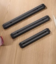 Magnetic Wall-Mounted Knife Bar Secure Storage Solution Chef Tools Kitchen