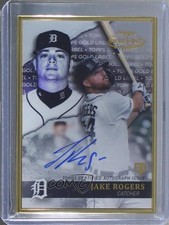 2020 Topps Gold Label Gold Label Framed Jake Rogers #GLA-JR Rookie Auto RC 03xg