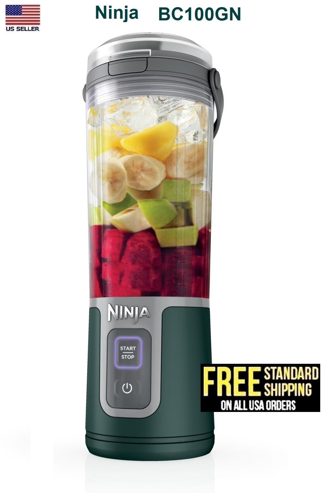Ninja Blast 16oz Personal Portable Blender Perfect for Smoot