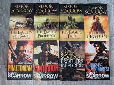 8x Simon Scarrow Historical Fiction Book Bundle Praeturion Centurion FREE POST