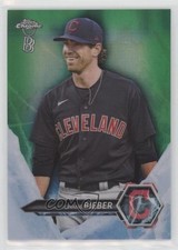 2021 Topps Chrome Ben Baller Edition Icy Green Refractor 94/99 Shane Bieber 0q4s