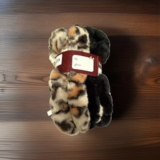 Brookstone Women's Soft Cozy Slipper Socks with Anti-Slip Grippers, 2 Pack