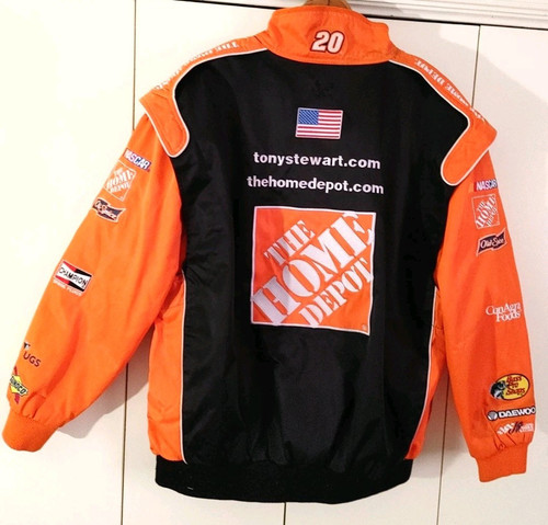Vintage Nascar Chase Authentics Embroided Jacket, Home Depot Tony Stewart XXL - Picture 2 of 4