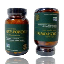 (2-Pack) Oxy Powder Colon Cleanse Natural Constipation Relief 60 Ct. Exp 12/2026