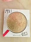 1921-P Morgan Silver Dollar. UNC. Blast White. MS++++ Sharp Details.