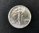1943 S Walking Liberty Half  Dollar, Unc, 90% Silver, May be Low-Mid Mint State