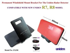 Permanent Windshield Mount Good For The R7, R8, R9 More Uniden Radar Detector