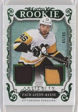 2018-19 Upper Deck Artifacts Rookies Emerald Material 85/99 Zach Aston-Reese a3q