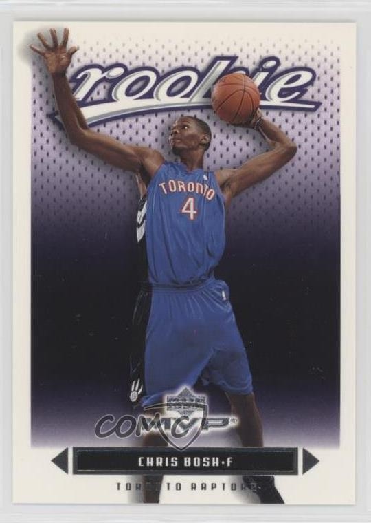 2003-04 Upper Deck MVP Rookie Chris Bosh #204 HOF 8cx