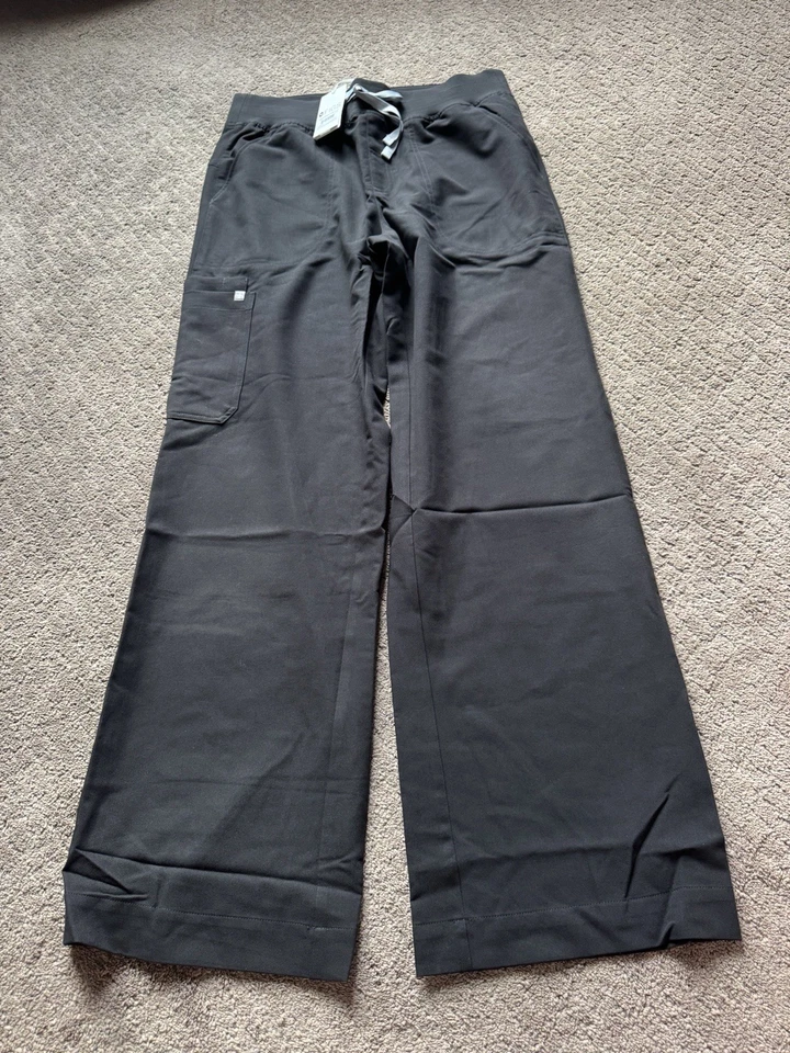 FIGS Women’s Isabel High Waisted Wide Leg Scrub Pant Size LT - Image 2 of 4