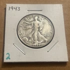 1943 50C Walking Liberty Half Dollar