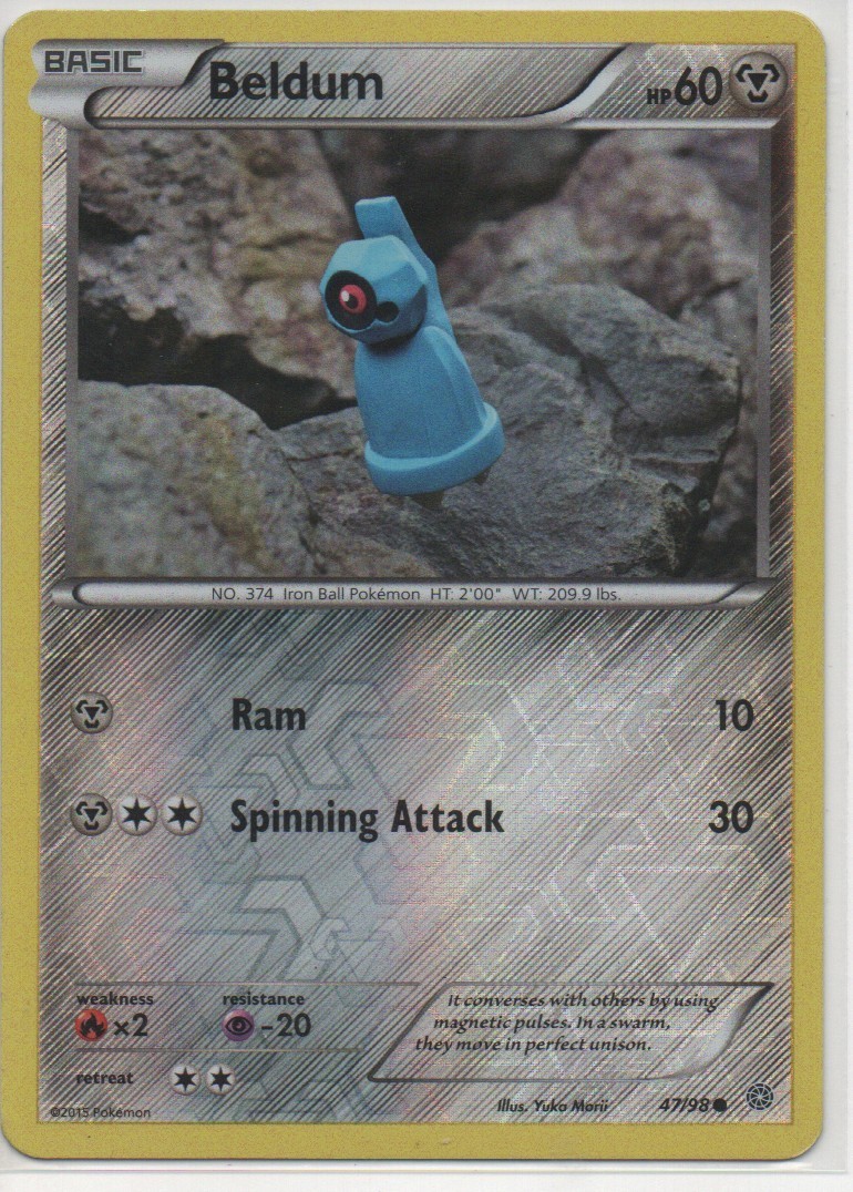 Beldum 47/98 XY - Ancient Origins Reverse Holo