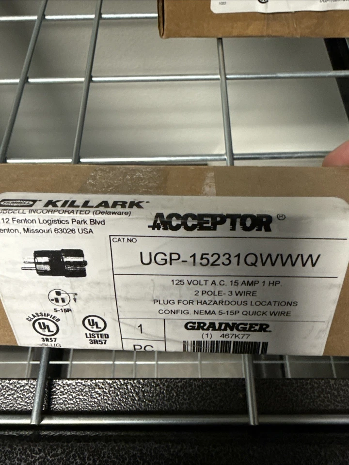 KILLARK HUBBELL 15 A, Standard, 5-15P UGP-15231QWWW  UGP-15231QW - Image 4 of 4