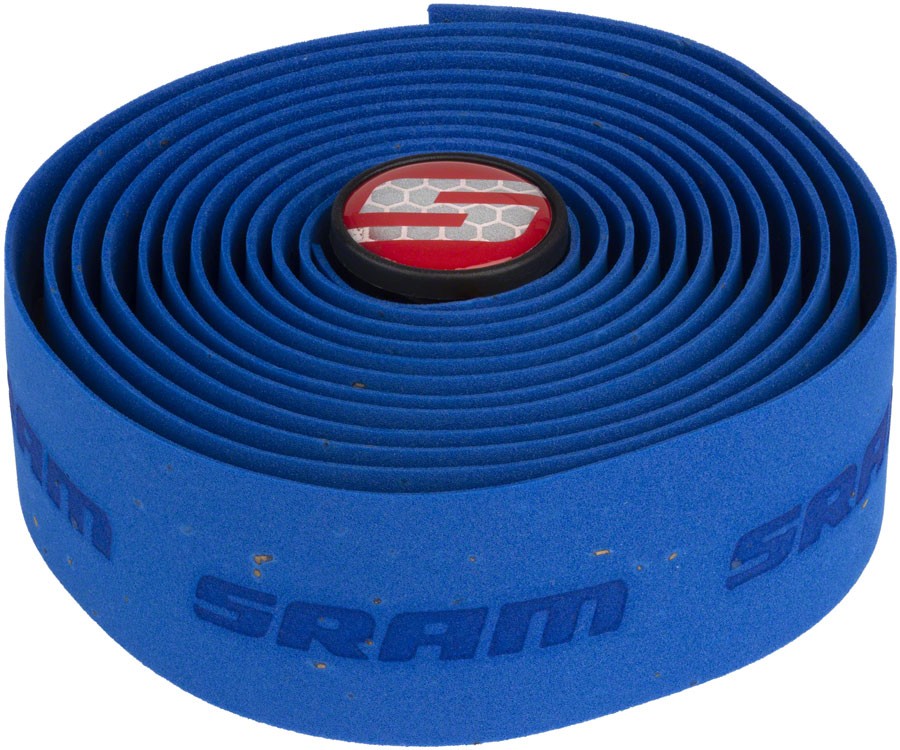SRAM SuperCork Blue Bike Handlebar Tape with 3M Adhesive - Lightweight Durable 4190₽