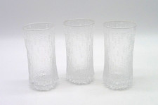 Iittala Ultima Thule Tapio Wirkkala Gläserset H 11,5 cm D 5,5 cm gebr. 3 Stk.