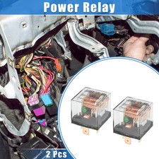 2 Pezzi Relè Impermeabile DC 12V 60A 4 Pin Relè Custodia di Ricarica Universale per Auto