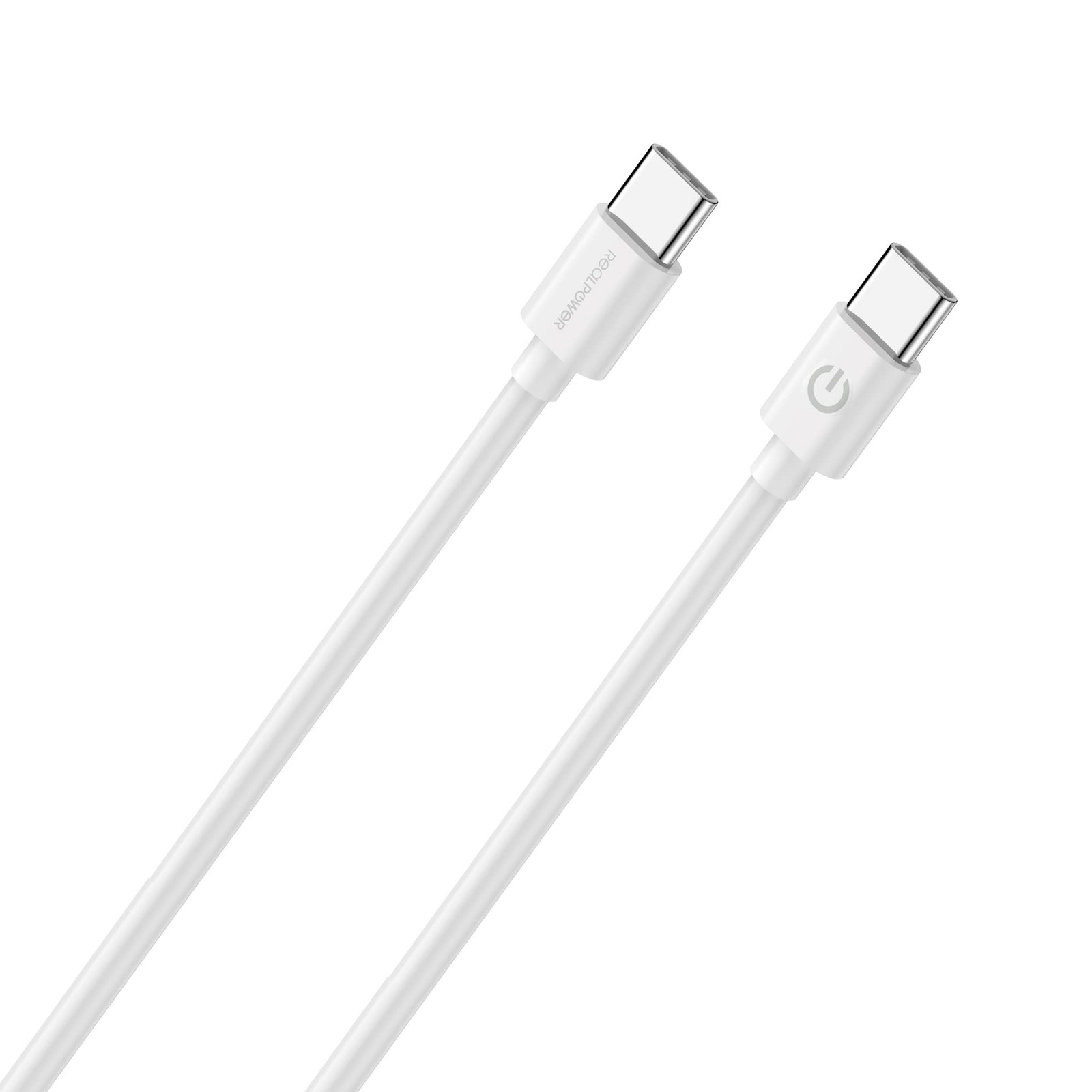 RealPower 1m USB C auf USB-C Ladekabel mit 3A / 60W Power Delivery PD und 480 Mb