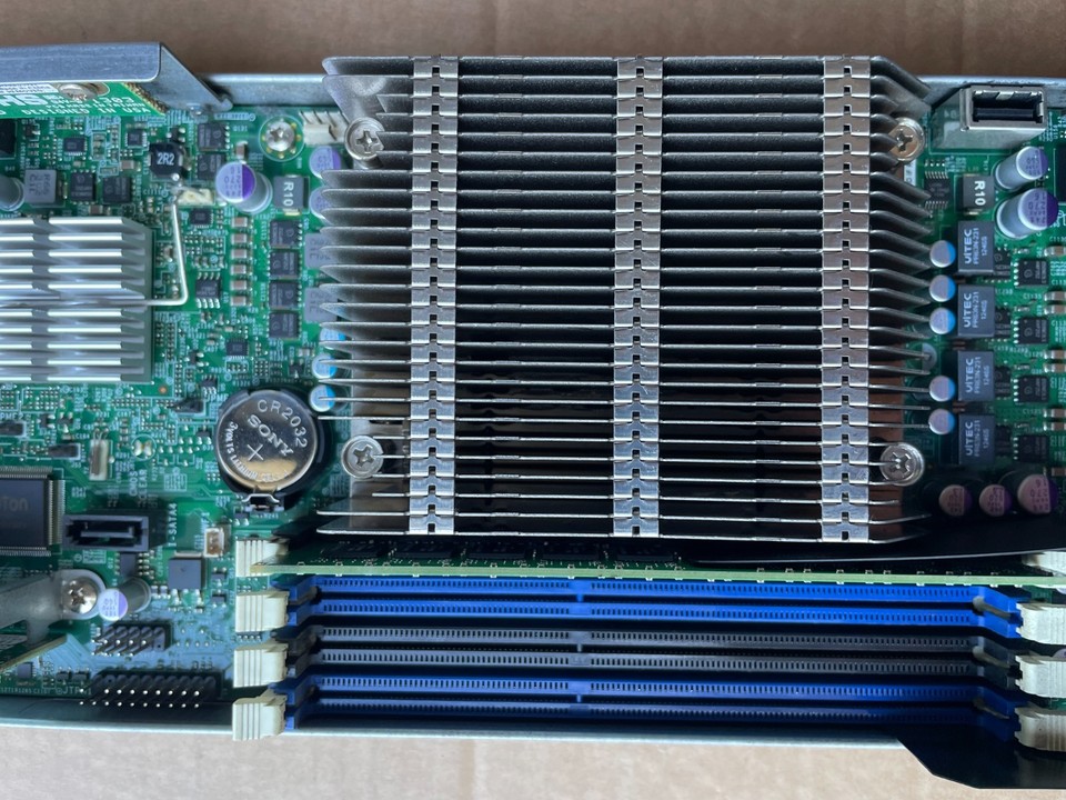Supermicro X9SCD-F MicroCloud Node E3-1230 V2 CSE-938 5037MC Riser NIC ...