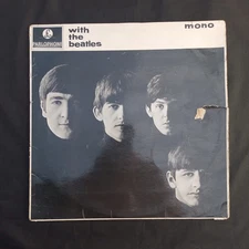 The Beatles – With The Beatles LP 1963 Mono PMC 1206 7N 7N Nice Copy 