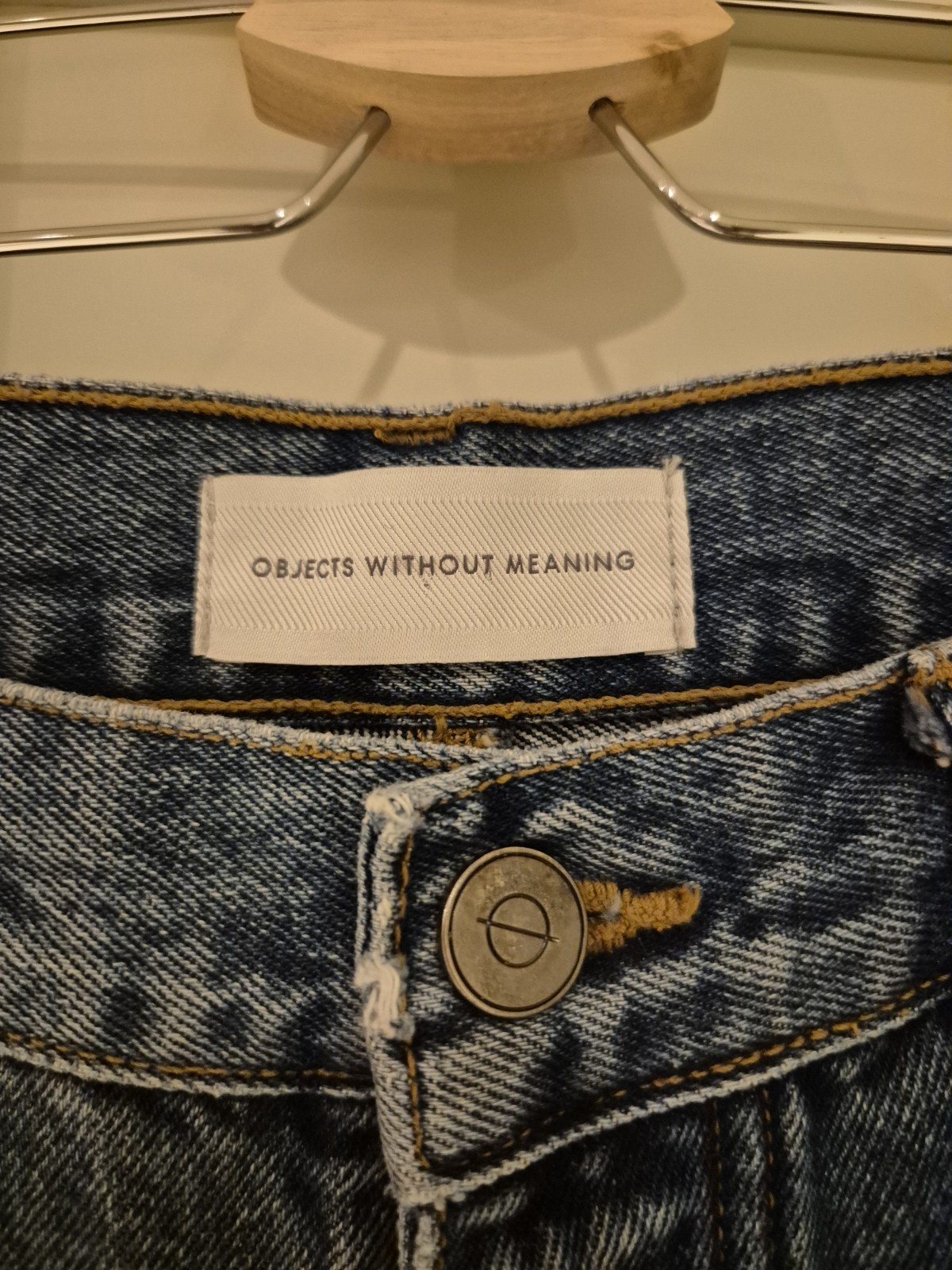 Objects Without Meaning cropped 'boy zip' jeans s… - image 3