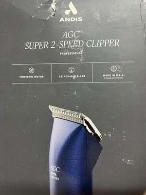 Andis 23305 AGC Super 2-Speed Detachable Blade Clipper Blue 4058/3050