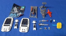 MATTEL MAJOR MATT MASON LOT OF ACCESSORIES SPACE SLED ROCKET LAUNCH PROBE PAK 