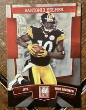 Santonio Holmes #78 2010 Donruss Elite New York Jets Pittsburgh Steelers 