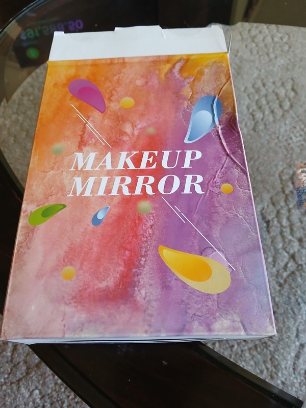 Rechargeable Travel Makeup Mirror with 80 LED, Lighted Portable 3 color Lighting