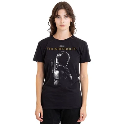 Marvel Thunderbolts Yelena Belova Highlight Ladies T Shirt S-2XL, Black - Image 1 of 4