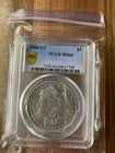 1880 cc Morgan silver dollar PCGS MS 66