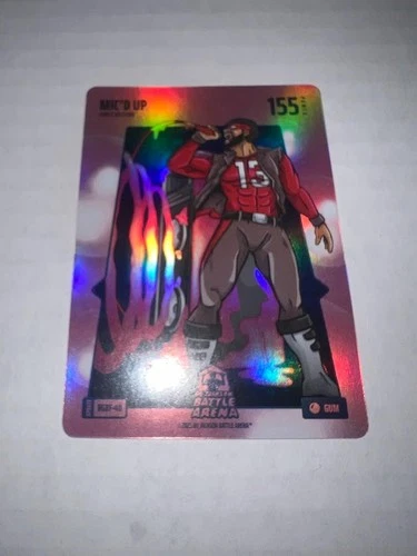 Bo Jackson Battle Arena Alpha Update BGBF-40 Bubblegum Gum Mic'd Up Mike Evans