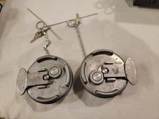 2 PCS 600212 LEVER STYLE LOCKING FUEL CAP 4" SET FOR PETERBILT