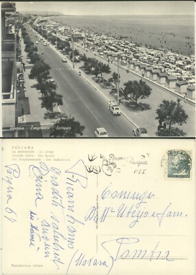 FISHING - BEACH PROMENADE postcard