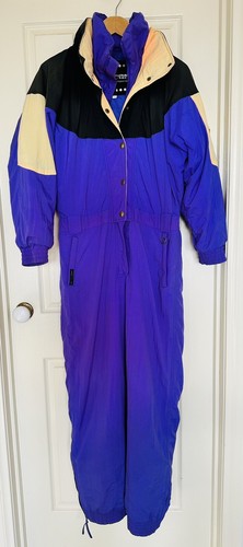 BILLBOARD VINTAGE SKI SUIT 80s 90s Snowsuit Festival Women AU 10 S M - Picture 2 of 14