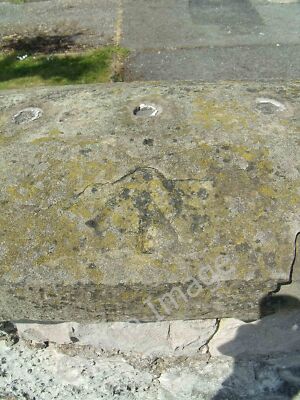 Photo 12x8 Pivot benchmark on the boundary wall of the Seilo United Welsh  c2011