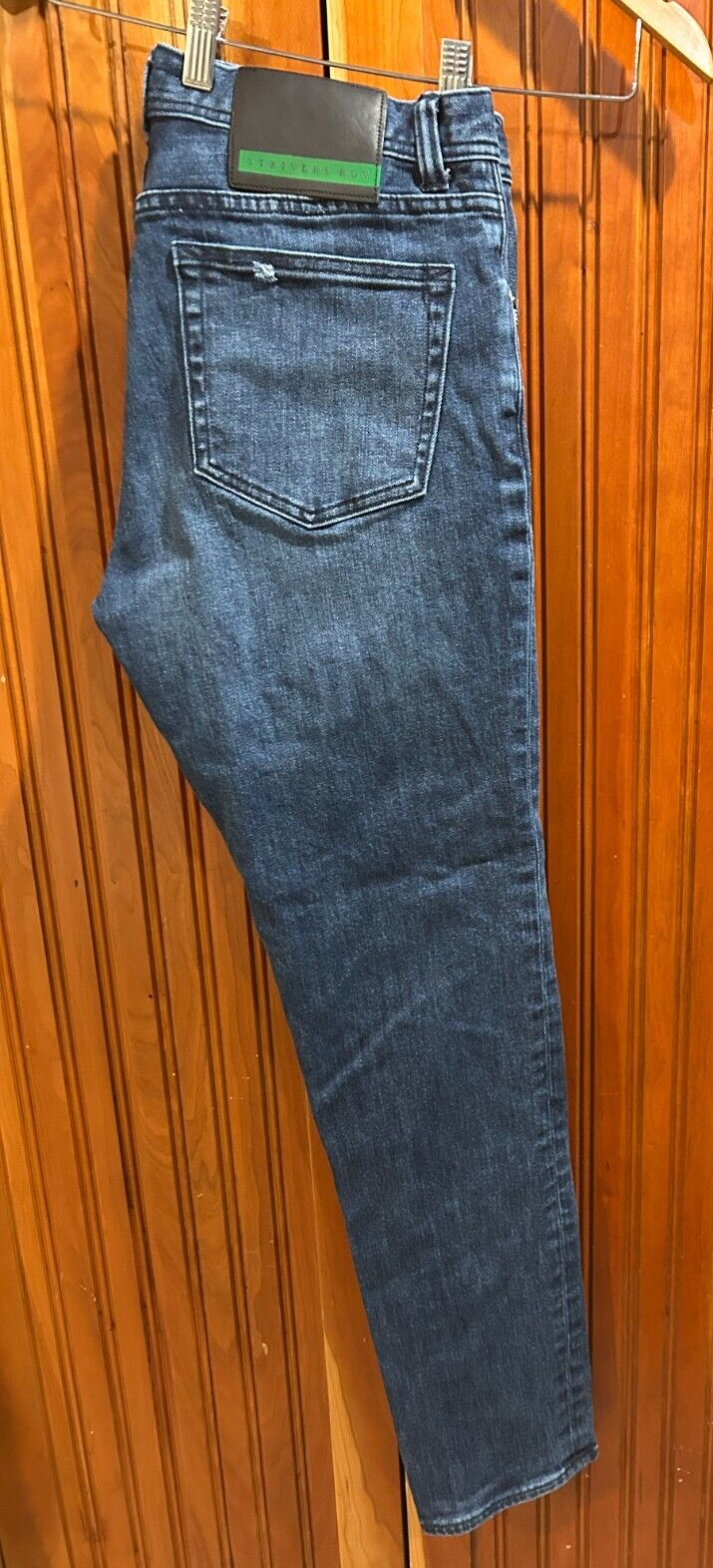 FILA Jeans denim Striver’s Row bottoni mosca gamba dritta leggero antistress 31"x31"