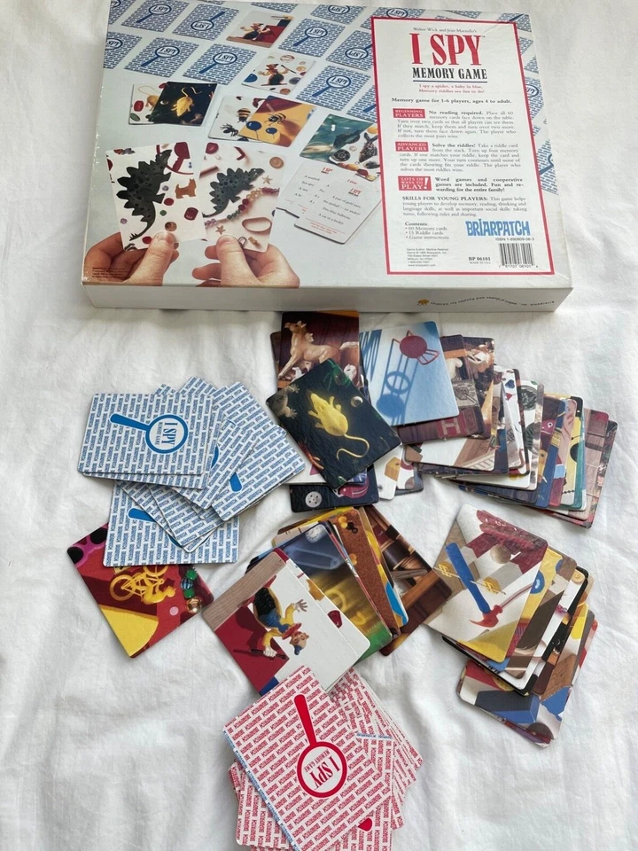 Vintage I Spy Memory and Riddle games for ages 4 to adult for 1-6 players - Image 2 of 4
