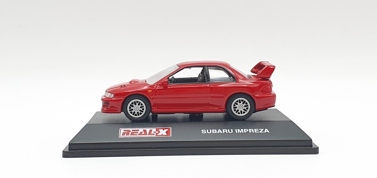 1/72 Real-X SUBARU IMPREZA WRX STI 22B GC8 RED diecast car model