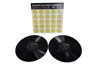 ELVIS PRESLEY WORLDWIDE GOLD AWARD GREATEST HITS 1 & 2 DBL LP Love Me ...