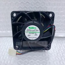 NIDEC V60E12BMA7-07 6038 DC12V 0.65A 6CM 4-Wire Server Cooling Fan