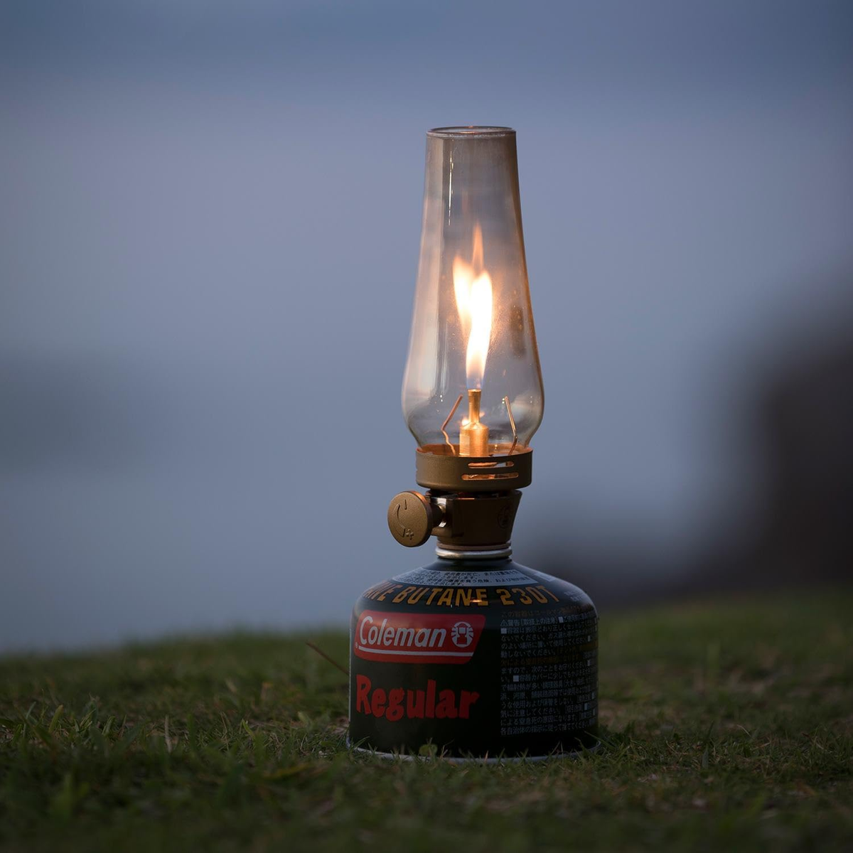 Coleman Retro Lantern 15W 調光機能付き 明るいタイプ Coleman Lumiere Lantern Gas Light 205588 New LP Propane Camping
