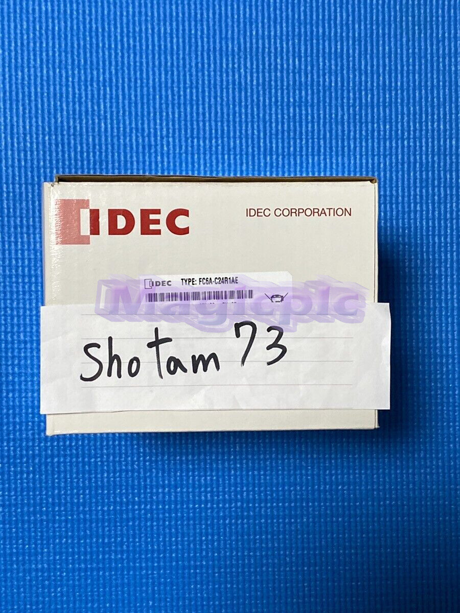 IDEC FC6A-C24R1AE MICROSMART CPU module All-in-one type 100 IDEC FC6A-C24R1AE MICROSMART CPU module All-in-one type 100