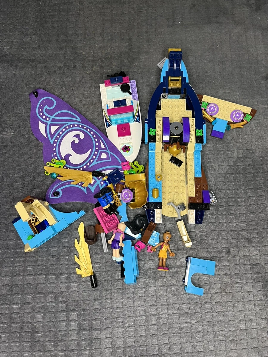 LEGO Elves Naida s Epic Adventure Ship 41073 With Extra Boat As Is INCOMPLETE